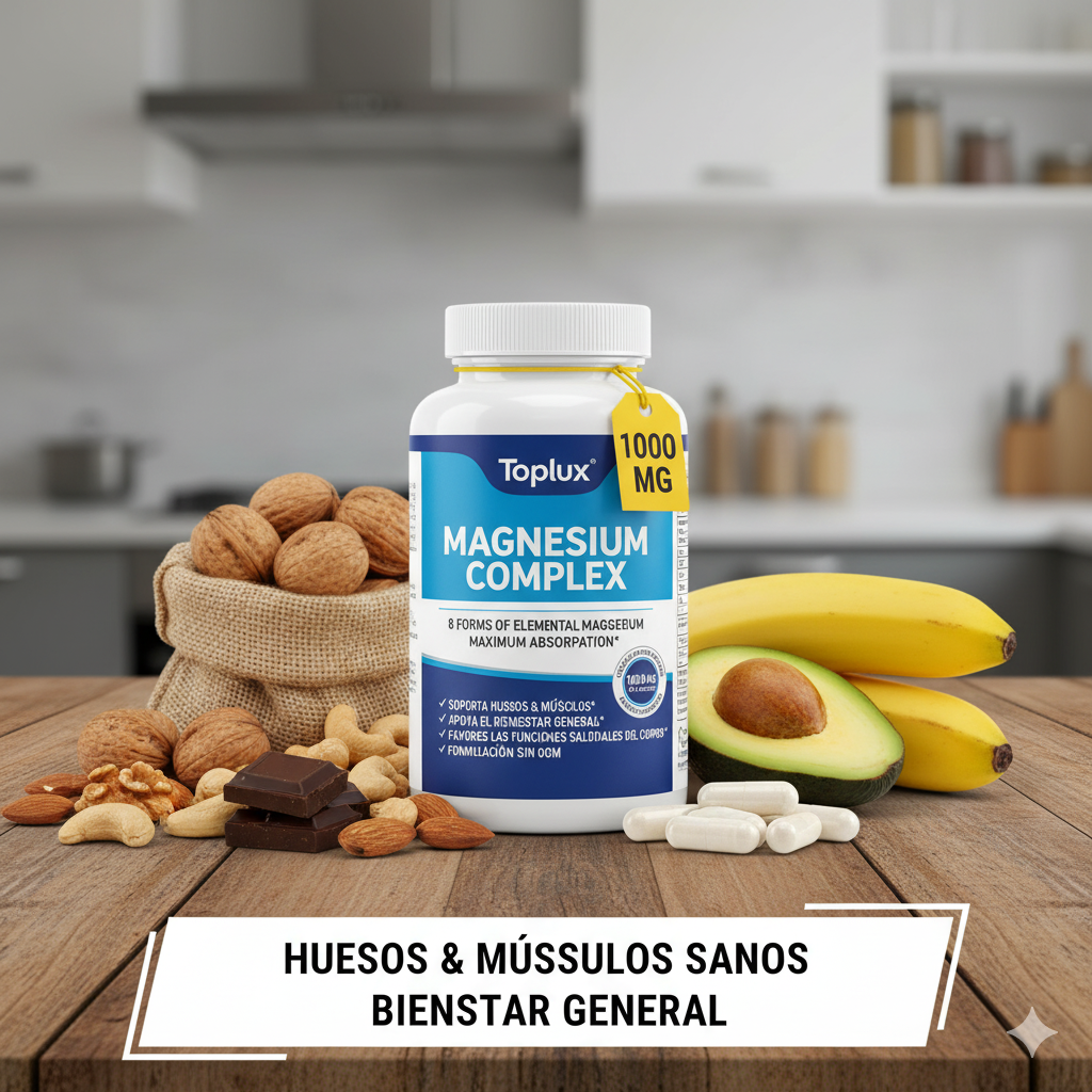 Toplux Magnesium Complex: 8 Formas para Máxima Absorción