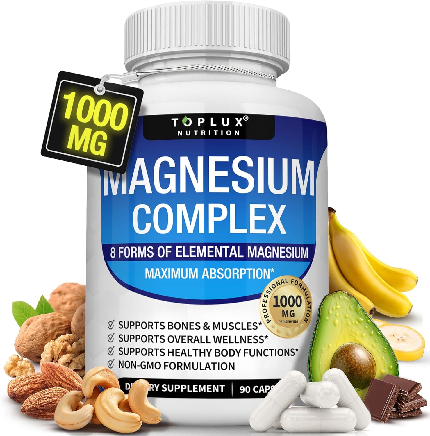 Toplux Magnesium Complex: 8 Formas para Máxima Absorción